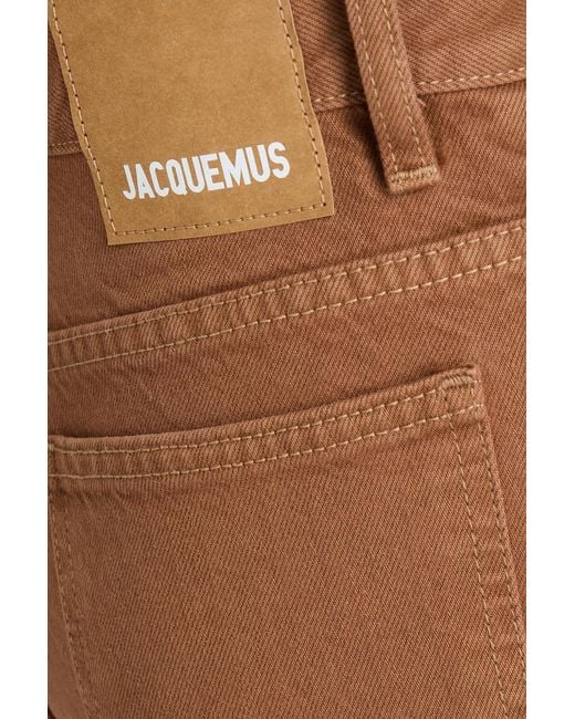 Jacquemus Brown High-rise Bootcut Jeans