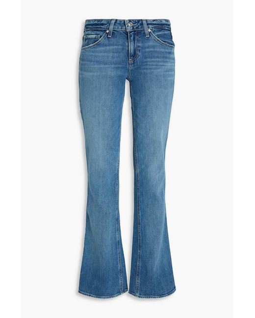 PAIGE Blue Sloane Low-Rise Slim-Leg Jeans