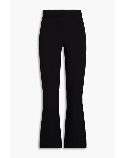 Rag & Bone Black Irina Ponte Flared Pants