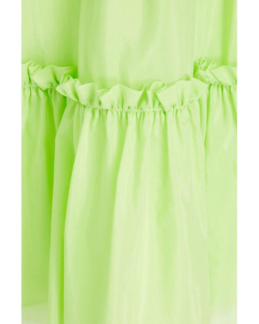 Nicholas Green Brynn Cotton And Silk-blend Voile Mini Dress