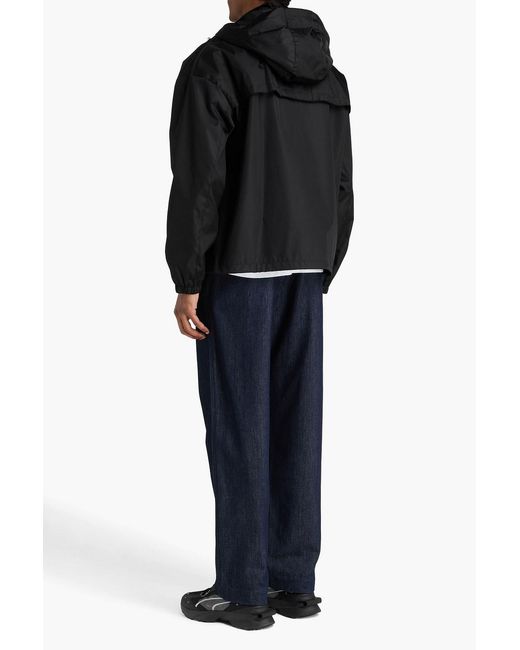 Off-White c/o Virgil Abloh Black Shell Hooded Jacket for men