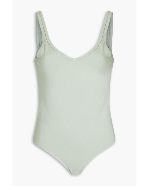 Rag & Bone Blue Stretch-jersey Bodysuit
