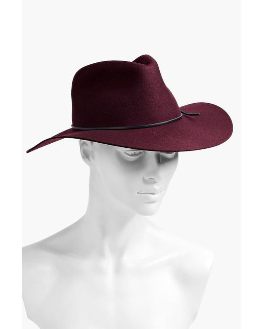 Rag \u0026 Bone Kacy Leather-trimmed Wool 