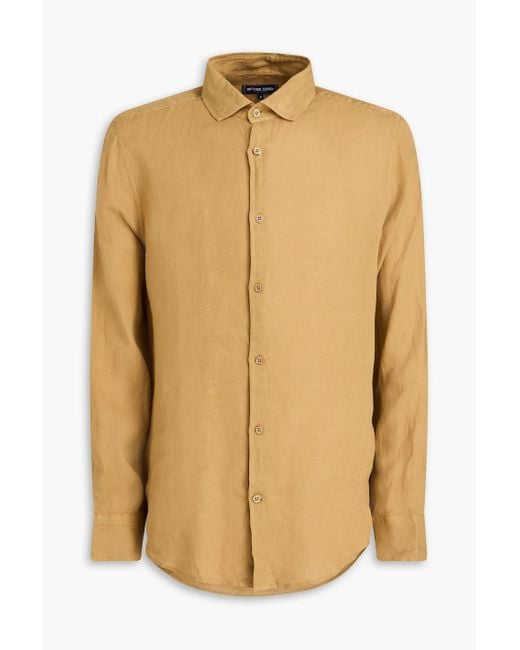 Frescobol Carioca Natural Antonio Linen Shirt for men