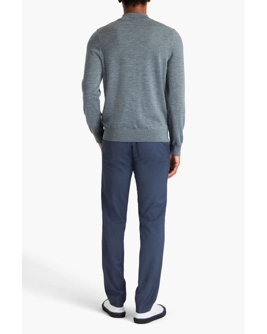 Sandro Gray Wool Turtleneck Sweater for men