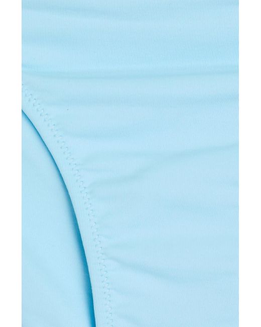 Melissa Odabash Blue Vegas Tie-Detailed Bikini Briefs