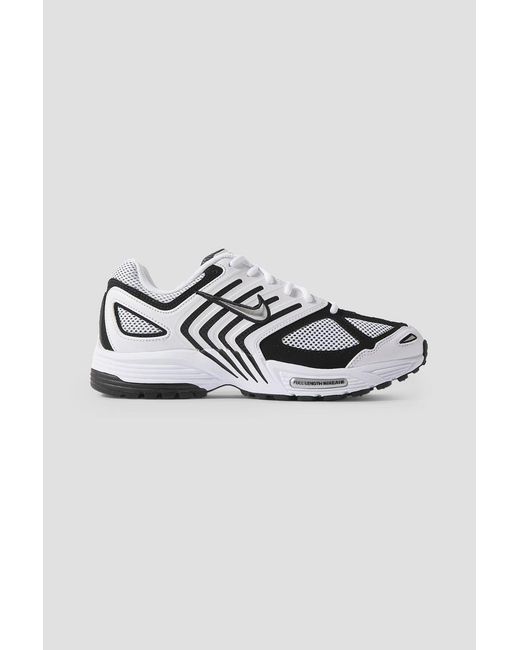 Nike Metallic Air Pegasus 2k5 Mesh, Leather And Suede Sneakers