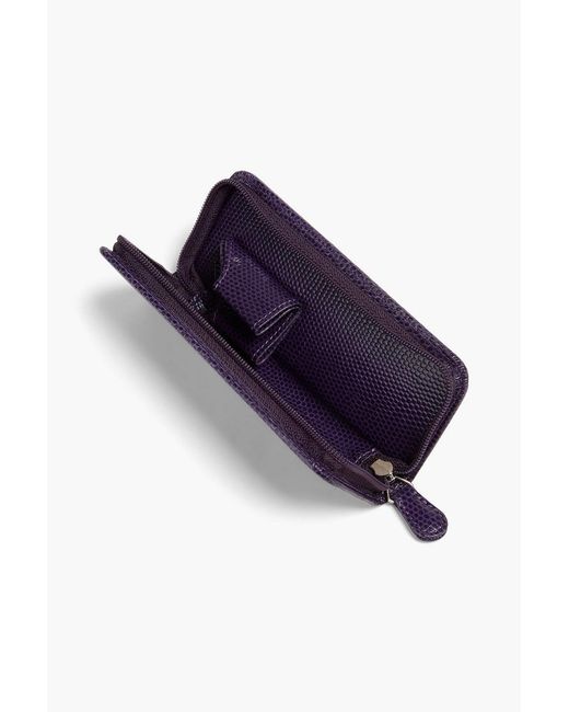 Montblanc Federmäppchen aus strukturiertem leder in Purple für Herren