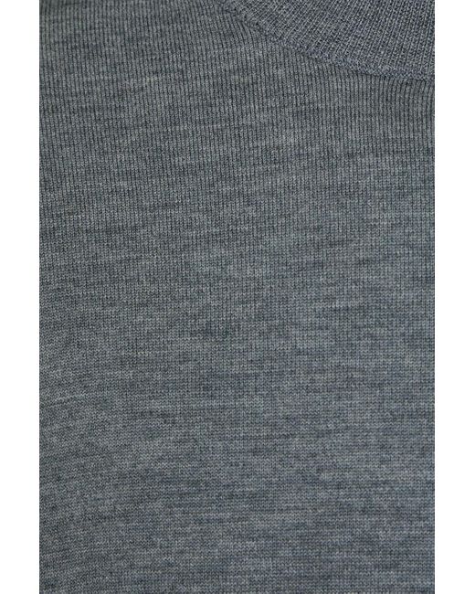 Sandro Gray Wool Turtleneck Sweater for men