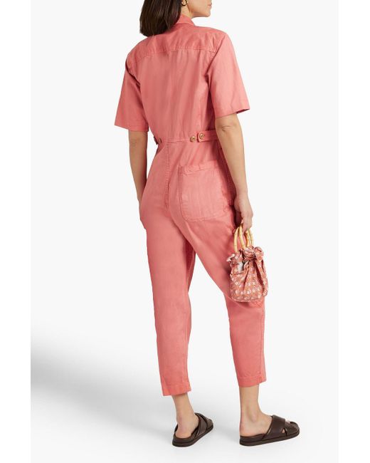 Alex Mill Pink Standard Cotton-blend Jumpsuit