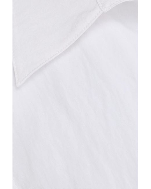 Vince White Lyocell-blend Top