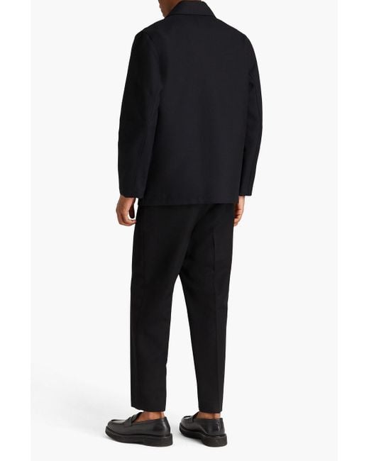 Sandro Black Twill Jacket for men