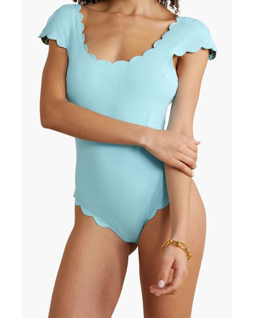 Marysia scalloped store bathing suit