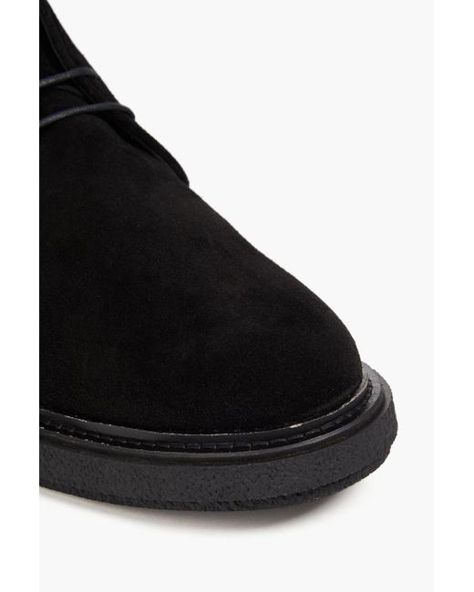 Paul Smith Vessey desert boots aus veloursleder in Black für Herren