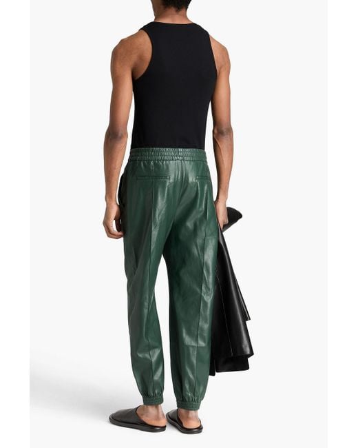 Nanushka Green Vitor Tapered Okobortm Pants for men