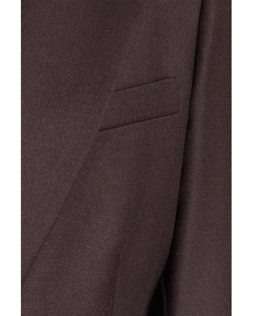 Theory Brown Lynnia Wool-Flannel Blazer