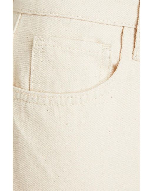 Triarchy White St. Tropez High-rise Straight-leg Jeans