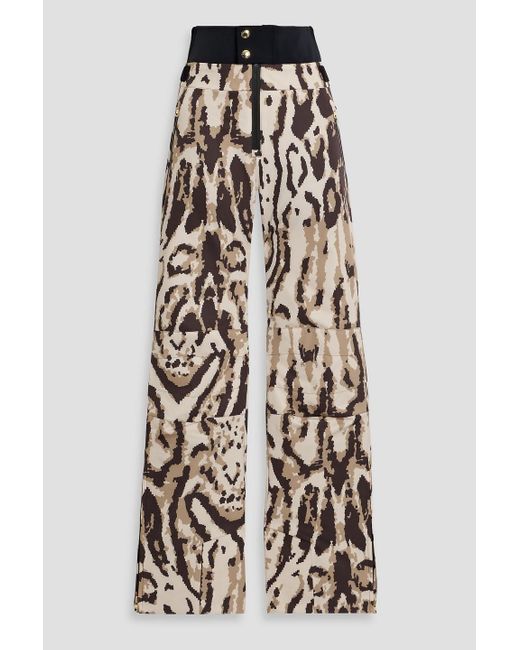 Bogner White Maren Printed Ski Pants