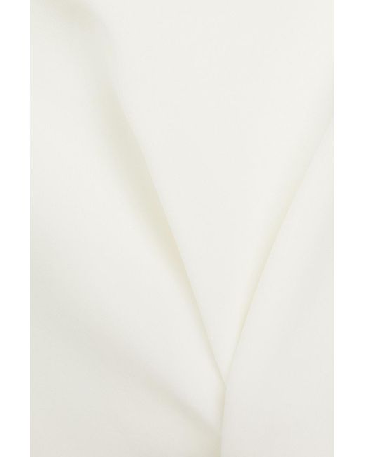Emilio Pucci White Skirt-effect Crepe Shorts