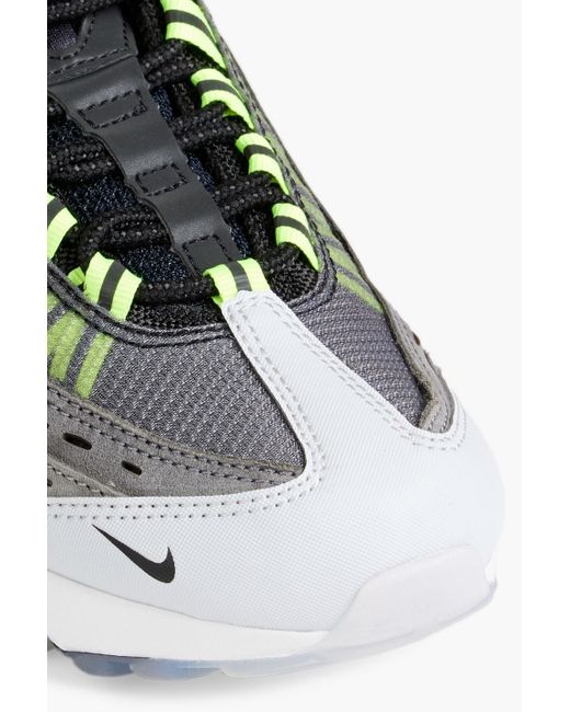 Nike Gray Kim Jones Volt Air Max 95 Mesh And Leather Sneakers for men