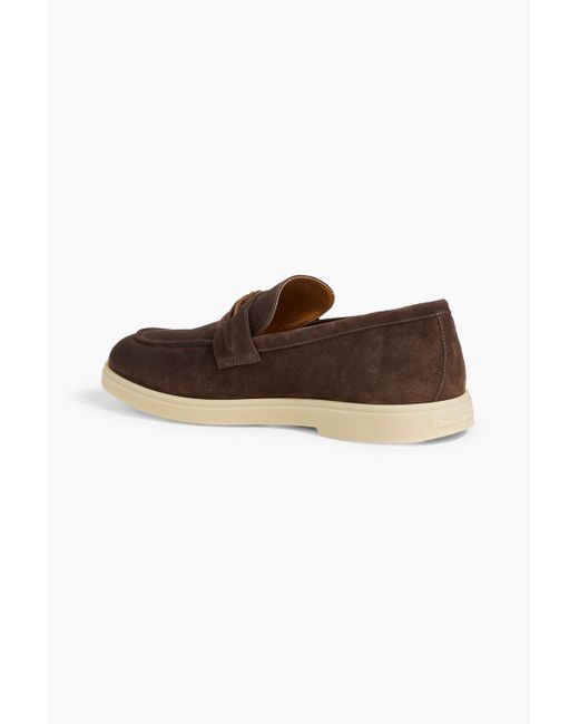 Paul Smith Brown Moltacini Suede Loafers for men