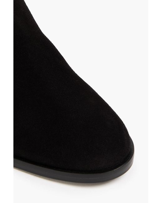 Sergio Rossi Black Suede Boots