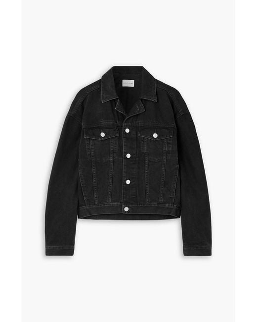 Veronica Beard Black Dave Denim Jacket