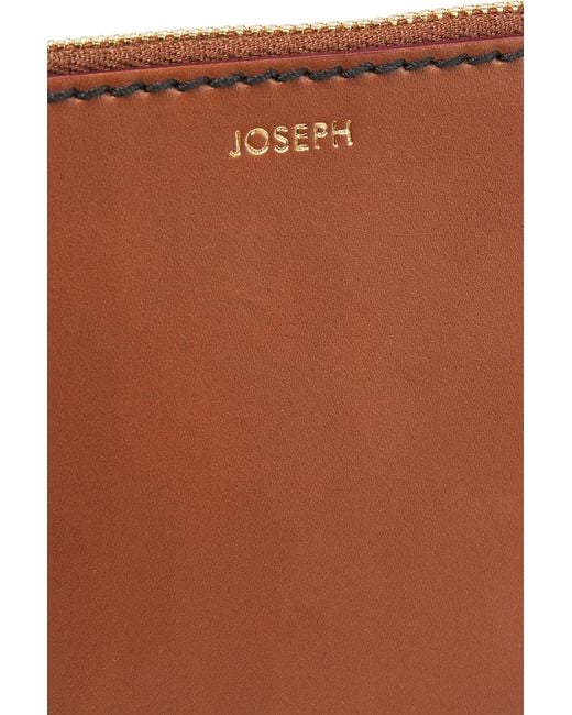Joseph Brown Leather Pouch