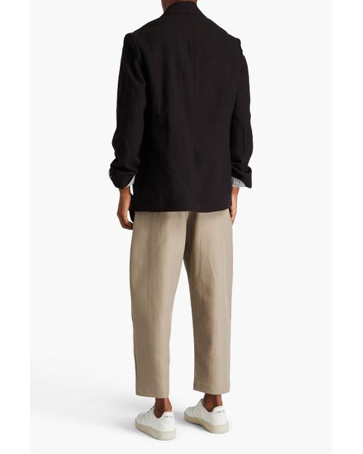 Studio Nicholson Black Mizumi Wool Blazer for men
