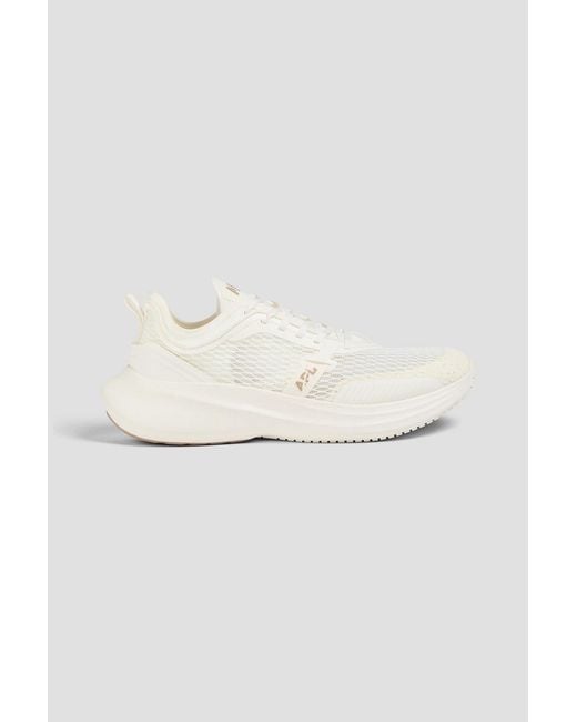 Athletic Propulsion Labs White Euphoria Mesh Sneakers