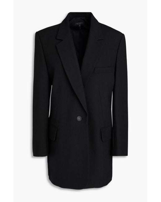 Rag & Bone Black Suzanne Crepe Blazer