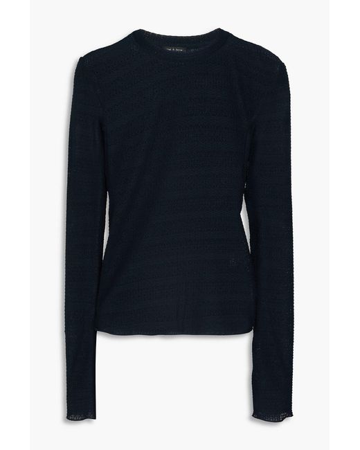Rag & Bone Blue Julia Crochet Top