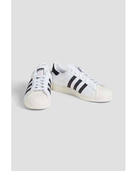 Adidas Originals Hanami sneakers aus leder mit stickereien in White für Herren