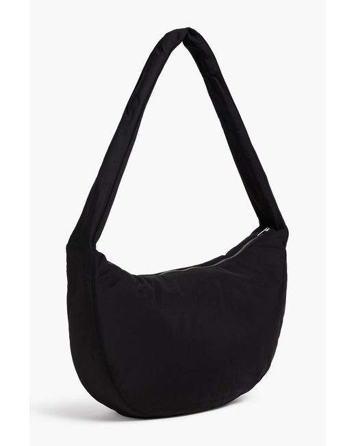Sandro Black Shell Messenger Bag for men