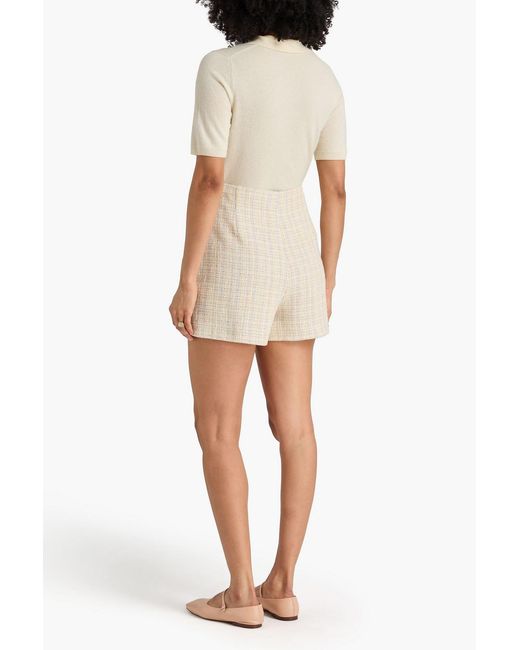 Sandro Natural Mimo Cotton-Blend Tweed Shorts