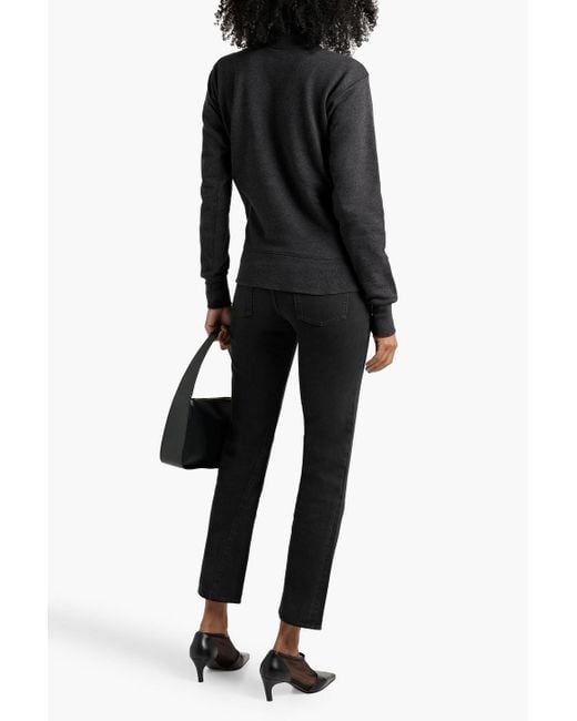 Totême  Black High-Rise Straight-Leg Jeans