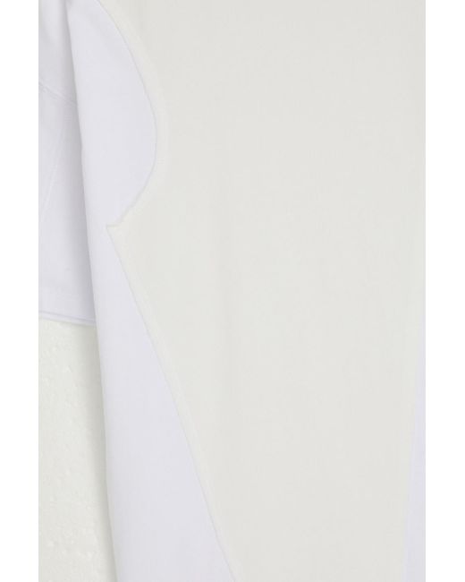 3.1 Phillip Lim White Cutout Cotton-jersey T-shirt