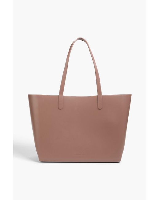 Mansur Gavriel Brown Rubber Tote