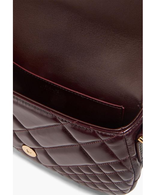 Versace White Greca Goddess Quilted Leather Cross-Body Bag