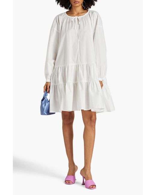 Marques'Almeida White Oversized Cotton-poplin Dress