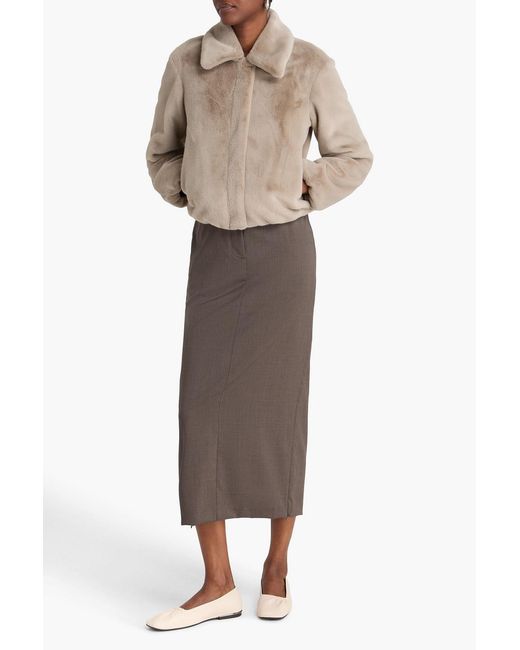 Theory Natural Plush Jacket