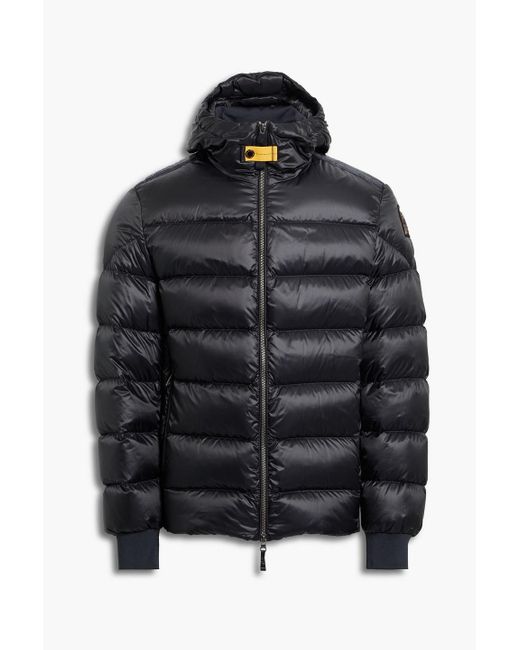 Parajumpers Pharrell Quilted Shell Hooded Down Jacket in Black for Men |  Lyst
