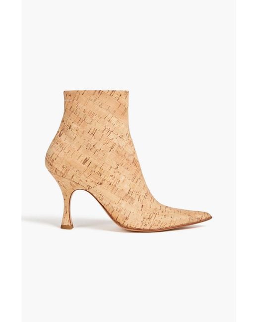 MM6 by Maison Martin Margiela White Ankle boots aus kork