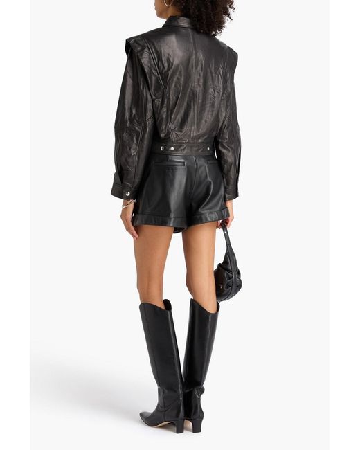 IRO Black Leather Jacket