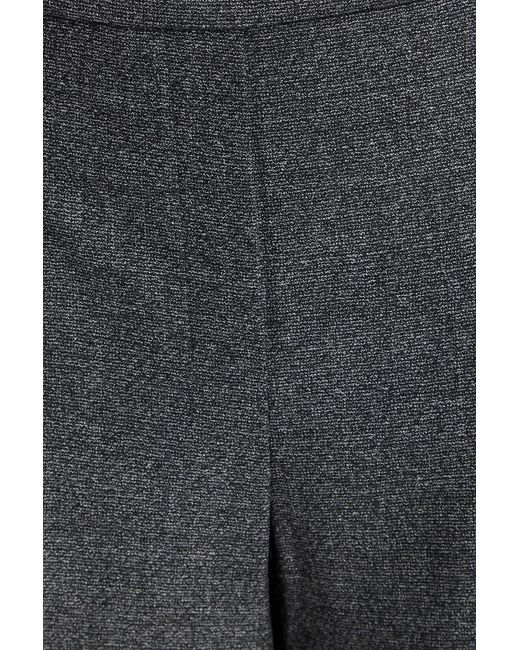 Theory Gray Wool Straight-Leg Pants