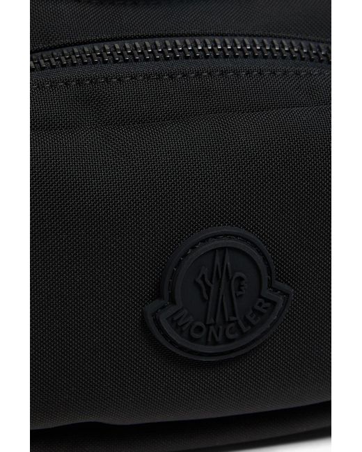 Moncler Gürteltasche "durance" aus canvas mit lederbesatz in Black für Herren