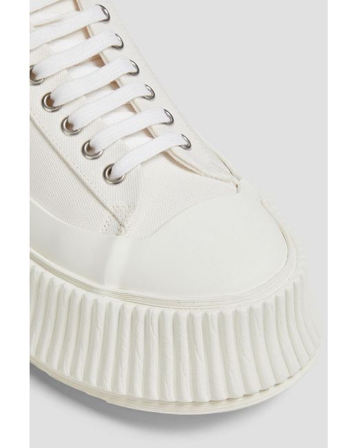 Jil Sander Sneakers aus canvas in White für Herren