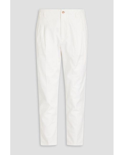 Dolce & Gabbana Hose aus twill aus stretch-baumwolle in White für Herren