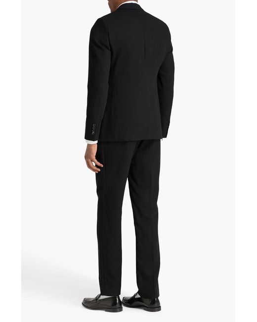 Sandro Black Twill Blazer for men