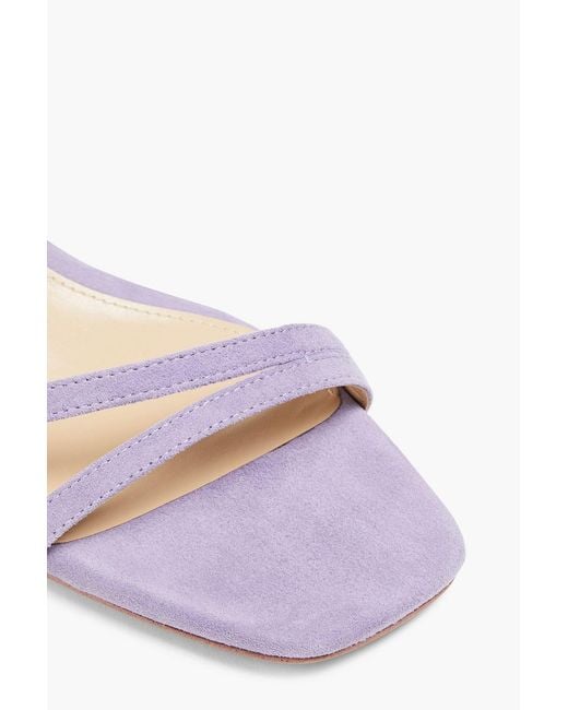 Sam Edelman Purple Peonie Suede Sandals